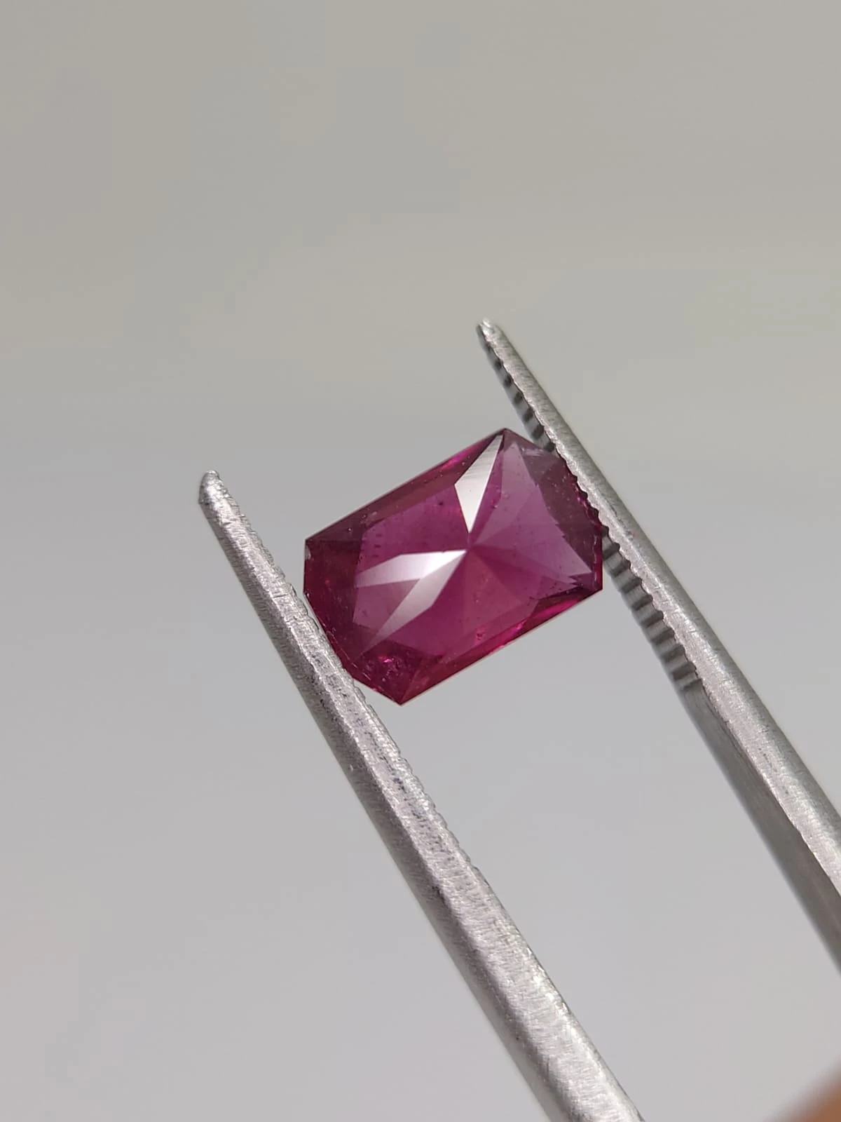 2ct Natural Fancy Cut Rhodolite Garnet from Tanzania — view 6